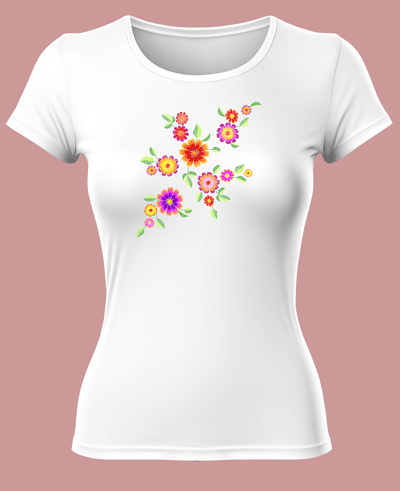 Playera cuello redondo, manfa corta